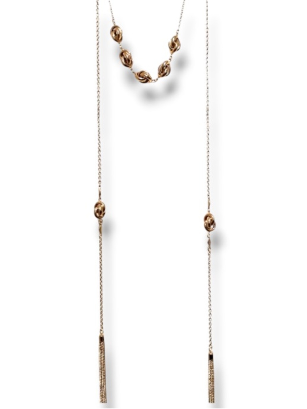 Multi Layer Women’s Long Gold Statement Necklace Tassels Y2K Fashion